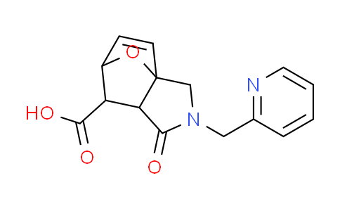 CAS No. 1164528-69-1, 4-oxo-3-(pyridin-2-ylmethyl)-10-oxa-3-azatricyclo[5.2.1.0~1,5~]dec-8-ene-6-carboxylic acid