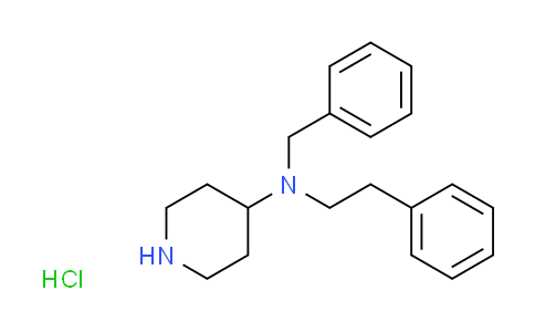 CAS No. 1609406-75-8, N-benzyl-N-(2-phenylethyl)piperidin-4-amine hydrochloride