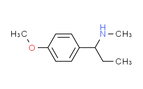 CAS No. 40023-80-1, 1-(4-methoxyphenyl)-N-methylpropan-1-amine