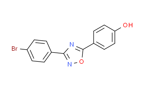 CAS No. 422536-00-3, 4-[3-(4-bromophenyl)-1,2,4-oxadiazol-5-yl]phenol