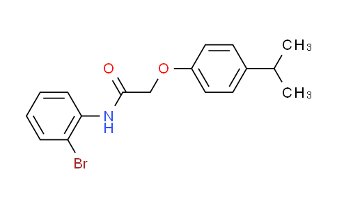 CAS No. 431995-26-5, N-(2-bromophenyl)-2-(4-isopropylphenoxy)acetamide