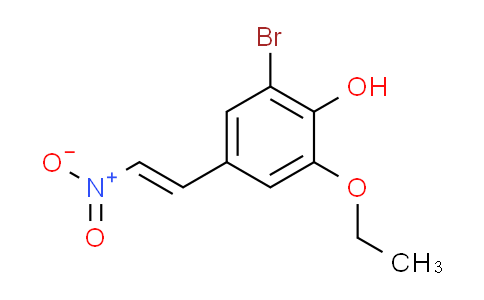 CAS No. 432496-77-0, 2-bromo-6-ethoxy-4-[(E)-2-nitrovinyl]phenol