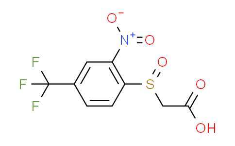 CAS No. 957372-02-0, {[2-nitro-4-(trifluoromethyl)phenyl]sulfinyl}acetic acid
