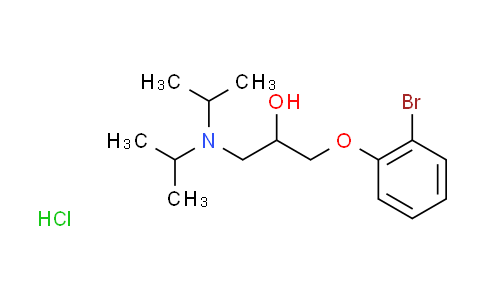 CAS No. 3575-60-8, 1-(2-bromophenoxy)-3-(diisopropylamino)-2-propanol hydrochloride