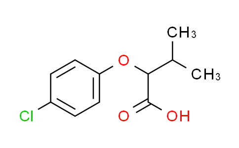 CAS No. 76075-79-1, 2-(4-chlorophenoxy)-3-methylbutanoic acid