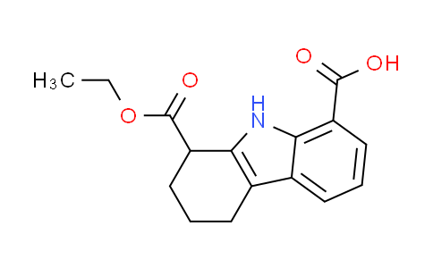 CAS No. 352549-26-9, 1-(ethoxycarbonyl)-2,3,4,9-tetrahydro-1H-carbazole-8-carboxylic acid