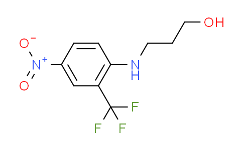 CAS No. 115416-49-4, 3-{[4-nitro-2-(trifluoromethyl)phenyl]amino}propan-1-ol