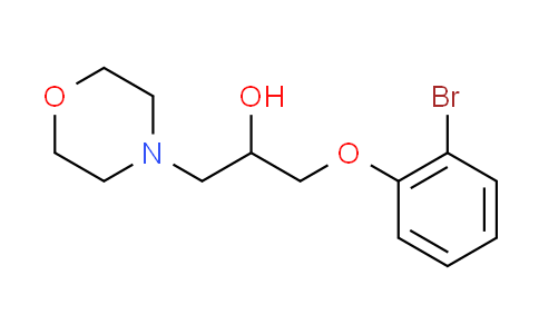 CAS No. 3575-62-0, 1-(2-bromophenoxy)-3-morpholin-4-ylpropan-2-ol
