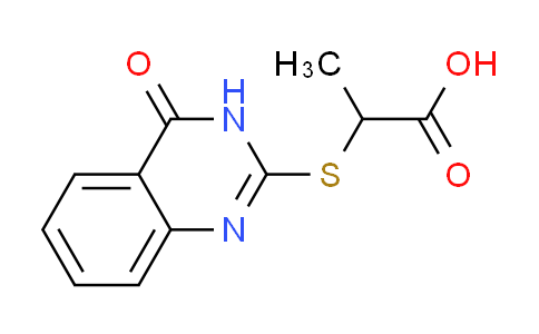 CAS No. 328977-86-2, 2-[(4-oxo-3,4-dihydroquinazolin-2-yl)thio]propanoic acid