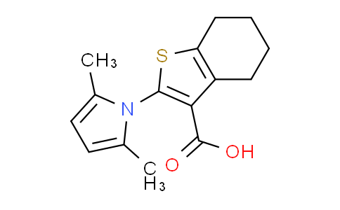 CAS No. 433245-13-7, 2-(2,5-dimethyl-1H-pyrrol-1-yl)-4,5,6,7-tetrahydro-1-benzothiophene-3-carboxylic acid