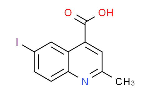 CAS No. 433244-12-3, 6-iodo-2-methylquinoline-4-carboxylic acid