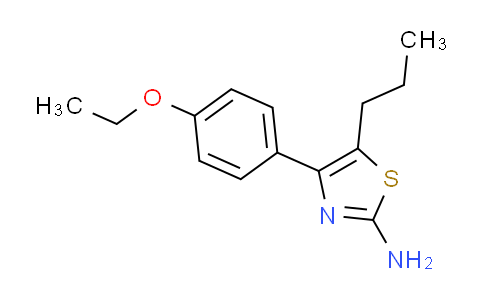 CAS No. 461033-41-0, 4-(4-ethoxyphenyl)-5-propyl-1,3-thiazol-2-amine