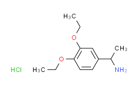 CAS No. 390815-37-9, [1-(3,4-diethoxyphenyl)ethyl]amine hydrochloride