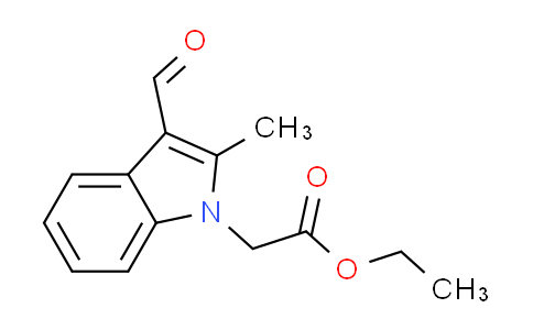 CAS No. 433307-59-6, ethyl (3-formyl-2-methyl-1H-indol-1-yl)acetate