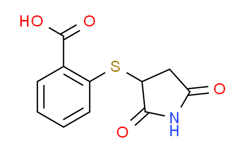 CAS No. 459421-21-7, 2-[(2,5-dioxopyrrolidin-3-yl)thio]benzoic acid