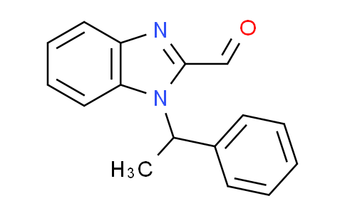 CAS No. 612046-98-7, 1-(1-phenylethyl)-1H-benzimidazole-2-carbaldehyde