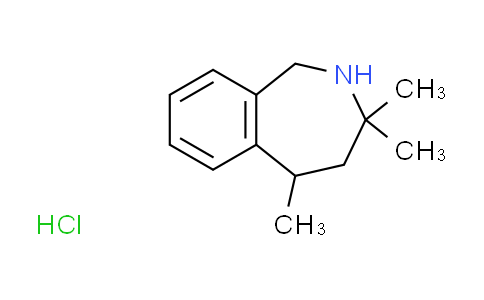 CAS No. 1052525-07-1, 3,3,5-trimethyl-2,3,4,5-tetrahydro-1H-2-benzazepine hydrochloride