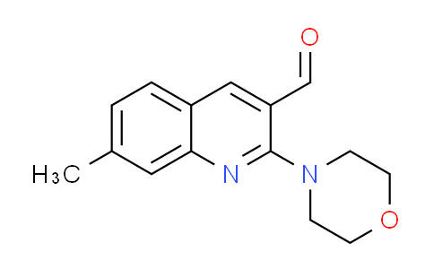 CAS No. 400067-02-9, 7-methyl-2-morpholin-4-ylquinoline-3-carbaldehyde