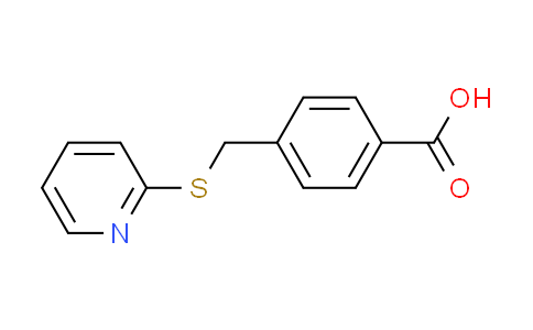 CAS No. 82145-80-0, 4-[(pyridin-2-ylthio)methyl]benzoic acid
