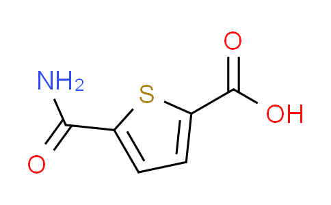 CAS No. 345992-88-3, 5-(aminocarbonyl)thiophene-2-carboxylic acid