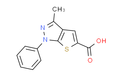 CAS No. 24086-27-9, 3-methyl-1-phenyl-1H-thieno[2,3-c]pyrazole-5-carboxylic acid