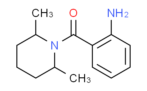 CAS No. 345990-94-5, 2-[(2,6-dimethyl-1-piperidinyl)carbonyl]aniline