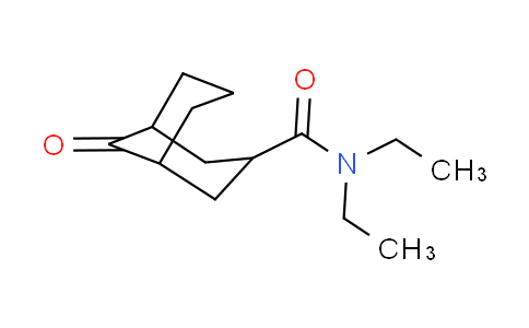CAS No. 483968-39-4, N,N-diethyl-9-oxobicyclo[3.3.1]nonane-3-carboxamide