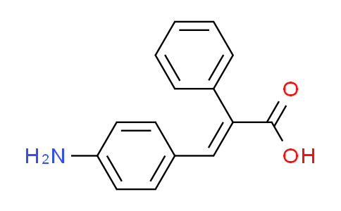 CAS No. 52873-63-9, (2E)-3-(4-aminophenyl)-2-phenylacrylic acid