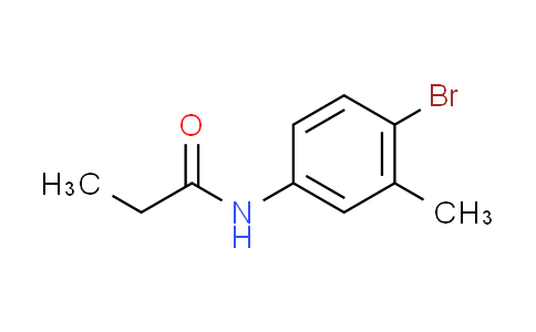 CAS No. 64890-68-2, N-(4-bromo-3-methylphenyl)propanamide