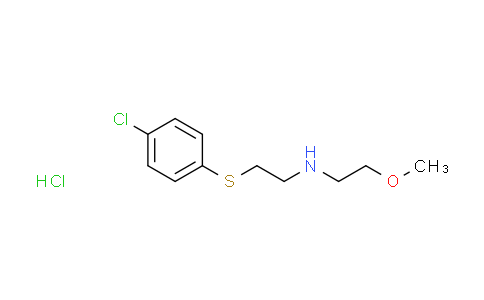 CAS No. 1609395-24-5, {2-[(4-chlorophenyl)thio]ethyl}(2-methoxyethyl)amine hydrochloride