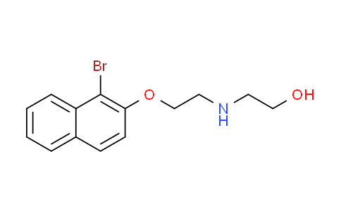 CAS No. 884497-66-9, 2-({2-[(1-bromo-2-naphthyl)oxy]ethyl}amino)ethanol