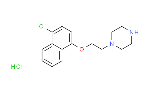 CAS No. 1609396-35-1, 1-{2-[(4-chloro-1-naphthyl)oxy]ethyl}piperazine hydrochloride