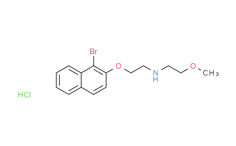 CAS No. 1609401-05-9, {2-[(1-bromo-2-naphthyl)oxy]ethyl}(2-methoxyethyl)amine hydrochloride