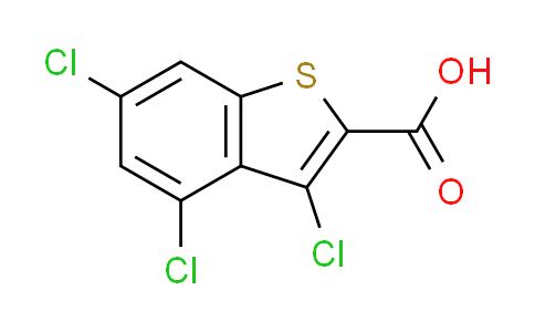 CAS No. 34576-90-4, 3,4,6-trichloro-1-benzothiophene-2-carboxylic acid