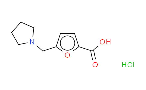 CAS No. 1216778-27-6, 5-(1-pyrrolidinylmethyl)-2-furoic acid hydrochloride