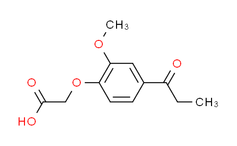 CAS No. 22637-50-9, (2-methoxy-4-propionylphenoxy)acetic acid