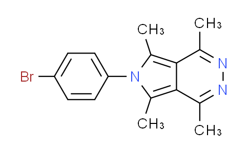 CAS No. 461431-55-0, 6-(4-bromophenyl)-1,4,5,7-tetramethyl-6H-pyrrolo[3,4-d]pyridazine