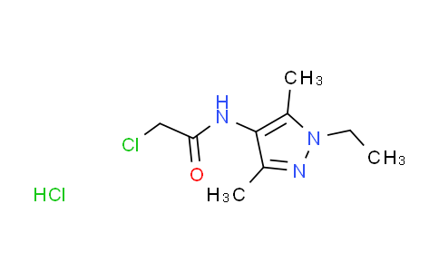 CAS No. 1147231-06-8, 2-chloro-N-(1-ethyl-3,5-dimethyl-1H-pyrazol-4-yl)acetamide hydrochloride