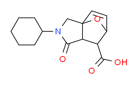 CAS No. 1212312-56-5, 3-cyclohexyl-4-oxo-10-oxa-3-azatricyclo[5.2.1.0~1,5~]dec-8-ene-6-carboxylic acid
