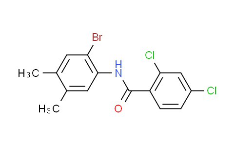 CAS No. 509113-98-8, N-(2-bromo-4,5-dimethylphenyl)-2,4-dichlorobenzamide