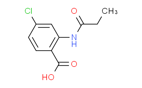 CAS No. 274901-75-6, 4-chloro-2-(propionylamino)benzoic acid
