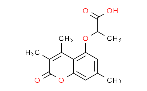 CAS No. 853892-40-7, 2-[(3,4,7-trimethyl-2-oxo-2H-chromen-5-yl)oxy]propanoic acid