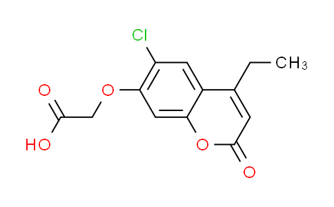 CAS No. 690682-01-0, [(6-chloro-4-ethyl-2-oxo-2H-chromen-7-yl)oxy]acetic acid