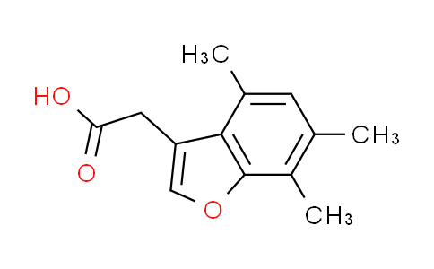 CAS No. 902139-76-8, (4,6,7-trimethyl-1-benzofuran-3-yl)acetic acid