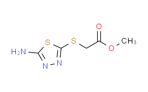 CAS No. 72836-12-5, methyl [(5-amino-1,3,4-thiadiazol-2-yl)thio]acetate