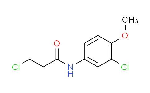 CAS No. 449170-55-2, 3-chloro-N-(3-chloro-4-methoxyphenyl)propanamide