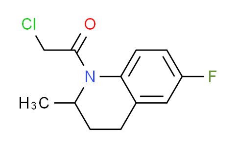 CAS No. 544692-44-6, 1-(chloroacetyl)-6-fluoro-2-methyl-1,2,3,4-tetrahydroquinoline