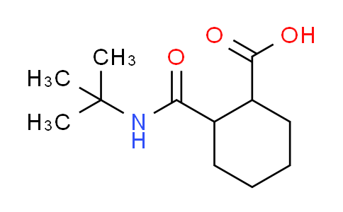 CAS No. 69049-86-1, 2-[(tert-butylamino)carbonyl]cyclohexanecarboxylic acid