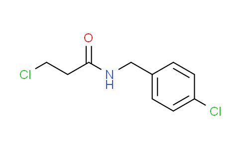 CAS No. 103038-67-1, 3-chloro-N-(4-chlorobenzyl)propanamide
