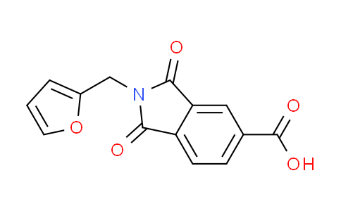 CAS No. 356575-75-2, 2-(2-furylmethyl)-1,3-dioxoisoindoline-5-carboxylic acid